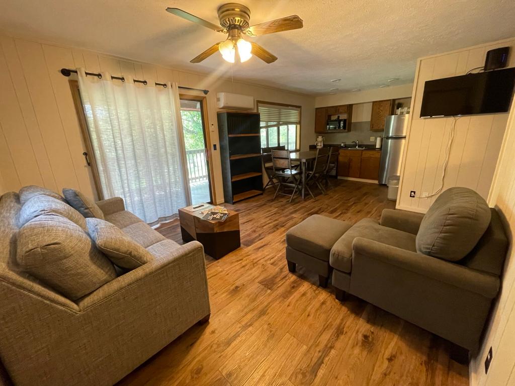 Relax and unwind in this cozy living room, where comfort meets style.